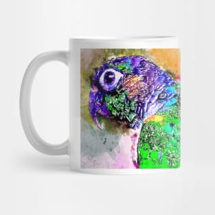 Watercolor Parrot Mug